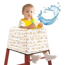 Waterproof Baby High Chair Cover for Restaurtant, Extra Thick  Soft Resuable...