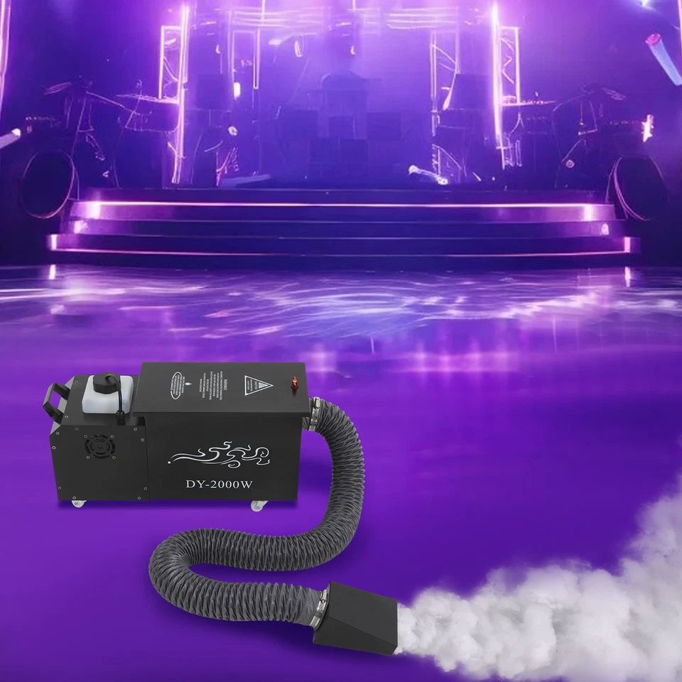 Máquina de niebla baja etapa a base de agua equipo eficaz en el suelo con tubo Foto 2 de 4