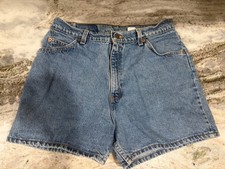 Vintage Levi's 920 Regular Fit Petite Denim Shorts Size 14 USA Made
