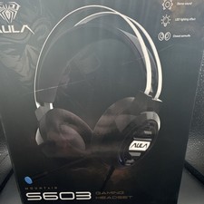 AULA S603 Gaming Headset Black Stereo Sound LED Lighting 3.5mm Jack USB