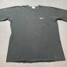 Vintage Reebok T Shirt Mens XL Green Cotton Single Stitch Made in USA 90s