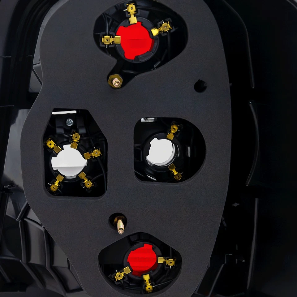 Luz trasera halógena para Toyota Highlander 2004-2007 lado del conductor lente roja/transparente Foto 4 de 4