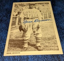 Gene Benson Philadelphia Stars Signed Negro League Postcard W/Our COA