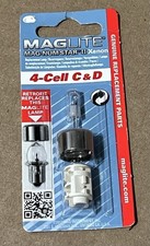 Genuine Mag-Lite LMXA401L MAG-NUM Star II Xenon Bulb 4-CELL C  D Flashlight Nos