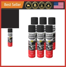 Rubberized Black Undercoating Spray 15 oz, Rust Prevention, 6 Pack