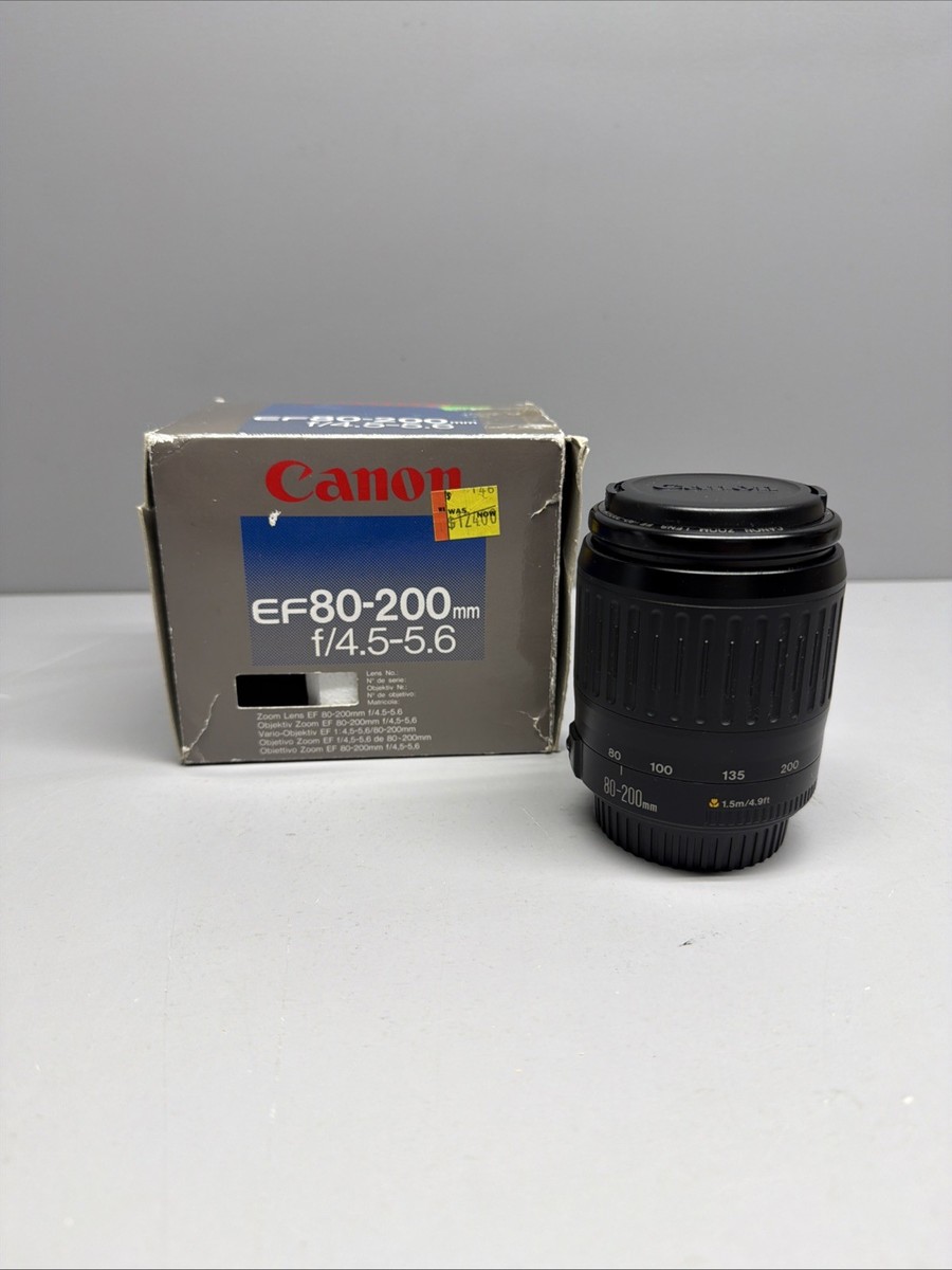 Canon EF 80-200mm f/4.5-5.6 Zoom AF Lens - Mint with Original Box