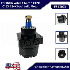 Hydraulic Motor TL0195LS080AARE For C14 C16 C12X C16X C24X Ditch Witch