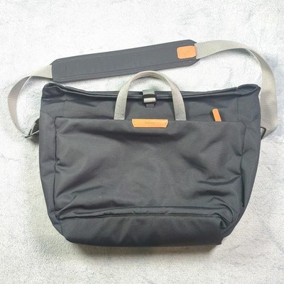 Bellroy System Work Bag Shoulder Roll Top Work Laptop Messenger Gray/Black 16L