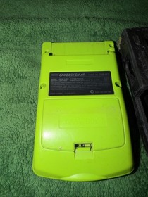 Nintendo Game Boy Color Green Kiwi Lime Gameboy Tested W/ Games -  No Sound