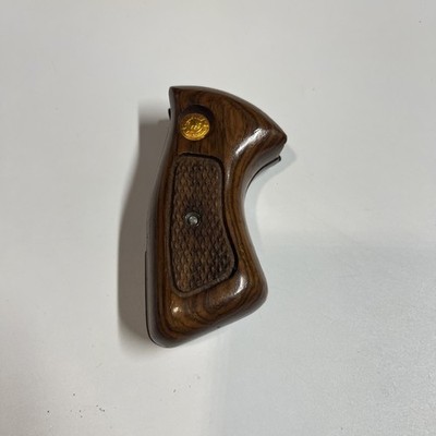 Factory Medallion Taurus Wood Grips Model Small Frame