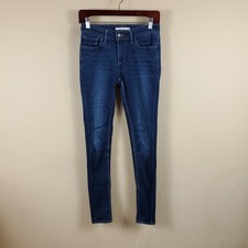 Levi's 710 Super Skinny in Dark Wash Denim Size 28
