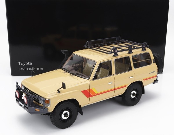 Kyosho 1/18 Toyota Land Cruiser J60 1980 Beige 08956XBE-image