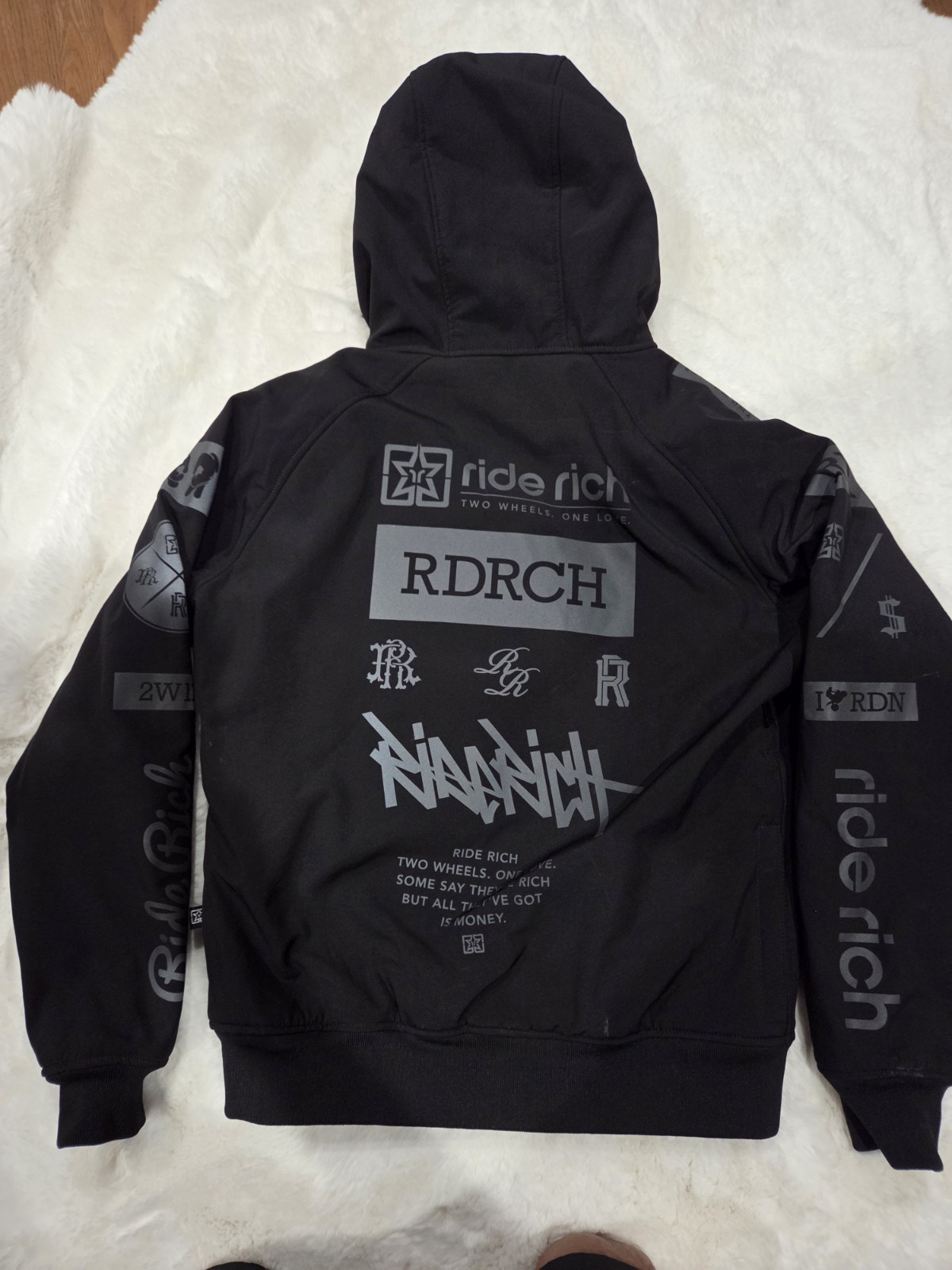 Motorcycle Regency Armoured Softshell Hooded Jack… - image 4