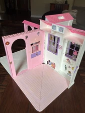 Barbie Folding Pretty House #16961 Mattel Vintage 1996 Incomplete