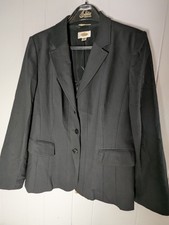 Talbots Womens Jacket Size 12 Black Velvet Velour 3 Button Front Pockets Lined