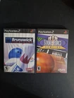 Brunswick Pro Bowling & Strike Force Bowling (PlayStation 2,PS2) 2 Game Lot CIB