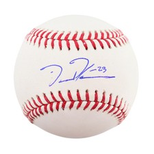 David Peterson New York Mets Autographed Signed OMLB Baseball (CX Auth)