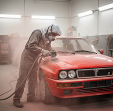 Auto Body Paint Shop Respirator Kit – Full Face PAPR Hood + Blower 25 L/min