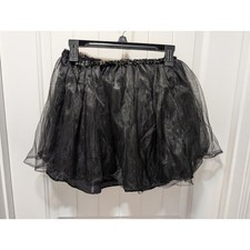 Women's Black Tutu Skirt with Sequins By Seasons. One Size Fits Most. Costume