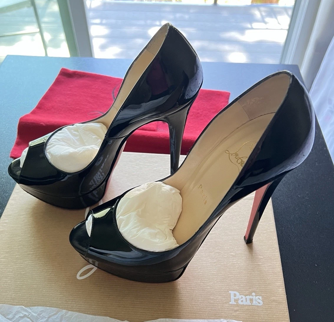 Louboutin Lady Peep for sale | eBay