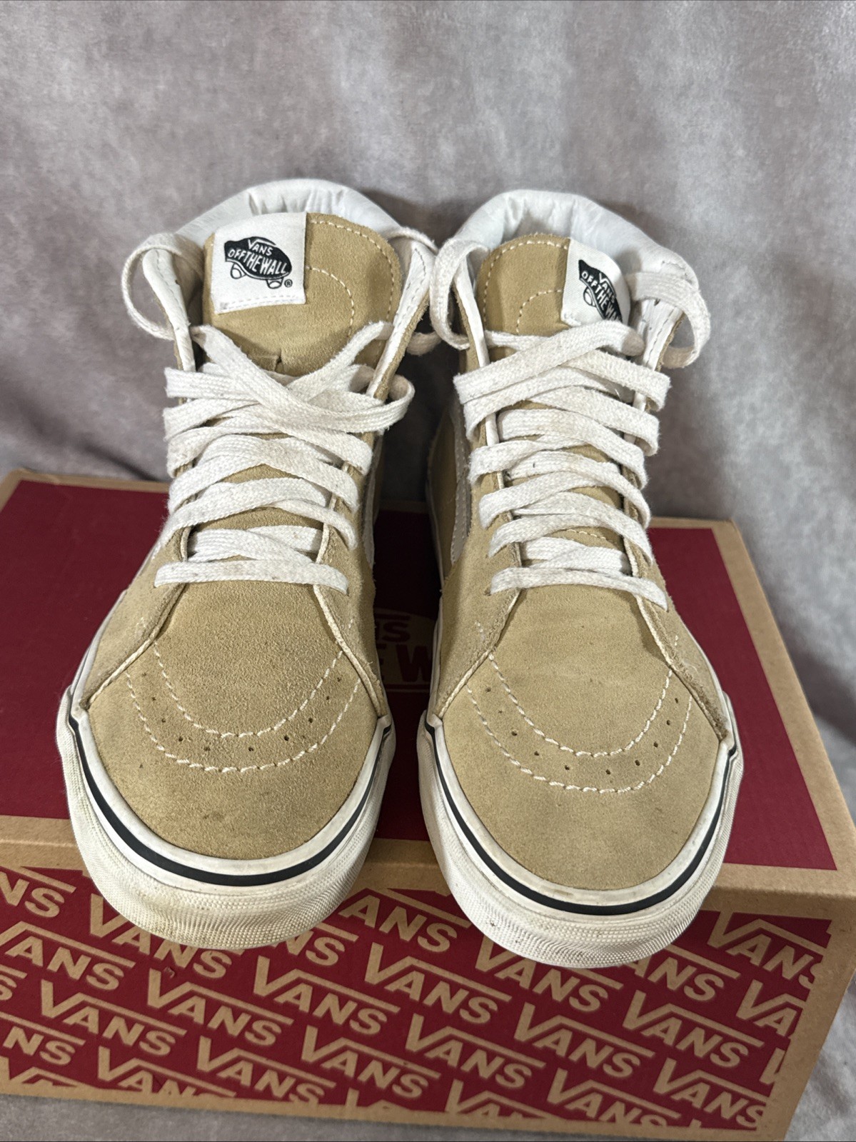 SAOLA Vans Unisex 721356 Taos Taupe Sk8 Ciao Classico Tela Scamosciata M 5.5 W 7 In Scatola