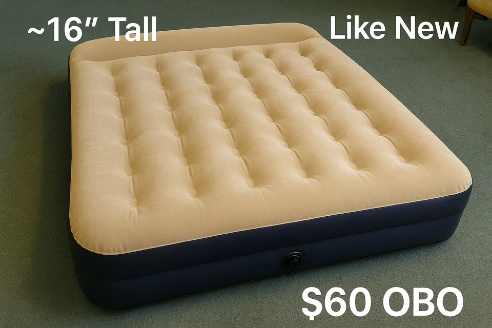Ozark Trail ~ 16 英寸大号床垫 - 轻度使用 - 带包 - 不包括泵 — 第 4/4 张图片
