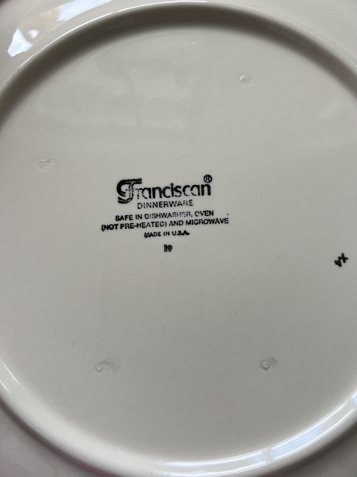 Franciscan Desert Rose 12" Chop Plate Serving Plate Torte dishwasher