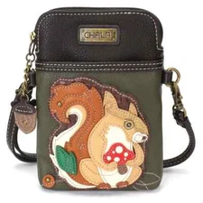 Chala - Squirrel A - Cellphone Crossbody Handbag - 827SQA7