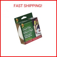 Duck Brand Indoor/Outdoor Carpet Tape, 1.41-Inch x 42 Feet, White 286373 