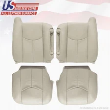 2003 to 2006 Chevy Tahoe Suburban Upholstery leather seat cover replacement Tan 