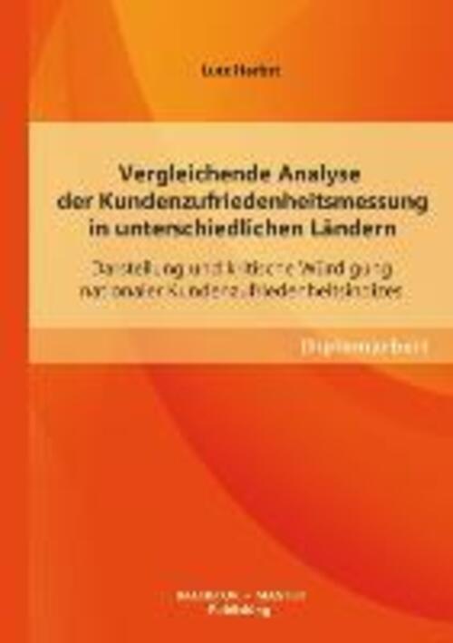 Thumbnail - Lutz Herbst | Vergleichende Analyse Der Kundenzufriedenheitsmessung