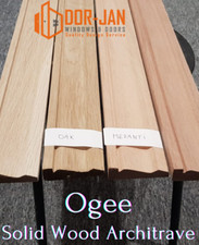 Solid Oak Architrave, Meranti Architrave Ogee Timber Doors Windows cut to size