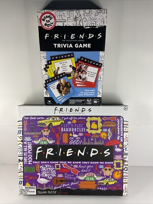 Friends-Television Series Jigsaw Puzzle 1000 Piece And Friends Trivia Game. (L4)