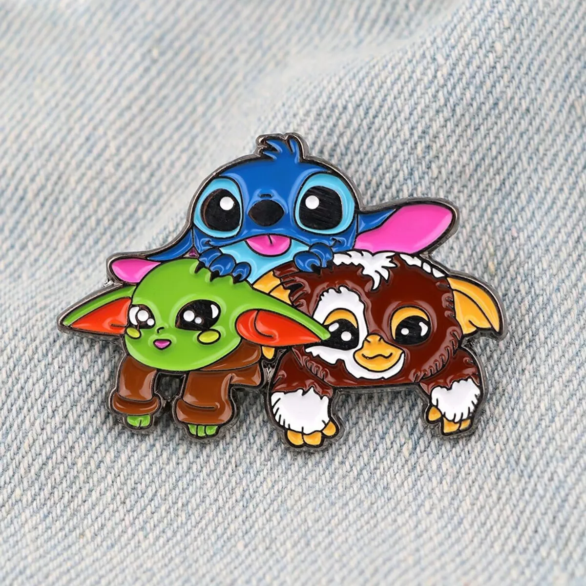 Disney Kawaii Stitch anime figure pin clothing decoration badge