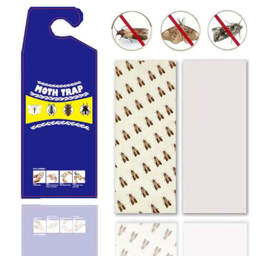 Pantry Moth Traps Sticky Glue Indian Meal Moth Traps Killer for Kitchen (Blue) - Imagen 12 de 12