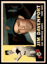 Jim Davenport Card 1960 Topps #154 
