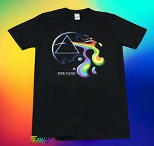 New Pink Floyd The Dark Side of the Moon Melting Vintage Men's T-Shirt
