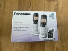 Panasonic KX-TGC222S DECT 6.0 Cordless Phone System BRAND NEW