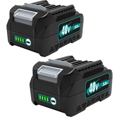 PACK 40 Volt 5Ah Battery for Makita 40V XGT Battery