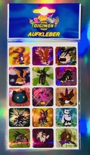 SELTENER Pokémon Digimon Sticker 90er 2000er Aufkleber CTM Taunus Verlag RARITÄT