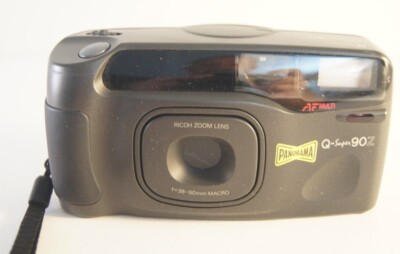 Panorama Ricon Black Camera Q-Super 90Z Zoom Lense f=39-90mm Macro