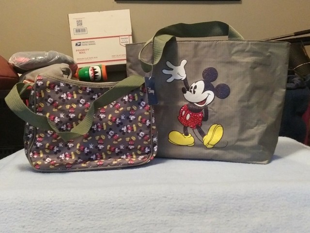 large silver tote bags