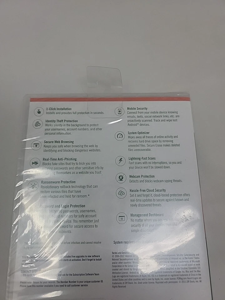 NEW Webroot Secure Anywhere Internet Security | 3 Devices | Windows Mac iOS - Image 2 of 2