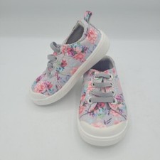 New Gray Floral Blowfish Malibu Sneaker Toddler Vega B-T -T5 Roses Slip On
