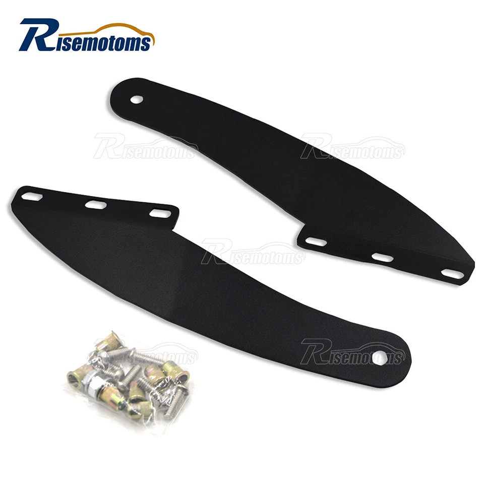 Barra de luz curva sobre soportes de montaje para parabrisas Ford Ranger 1993-2011 50" Foto 2 de 3