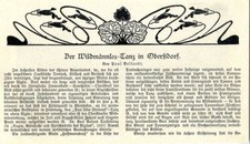Der Wildmännles-Tanz in Oberstdorf Foto-Artikel von 1901