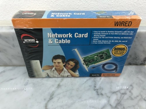 Network Card And Cable NC100U-WM Network Everywhere - Wired - See Pics - 第 3/7 張圖片