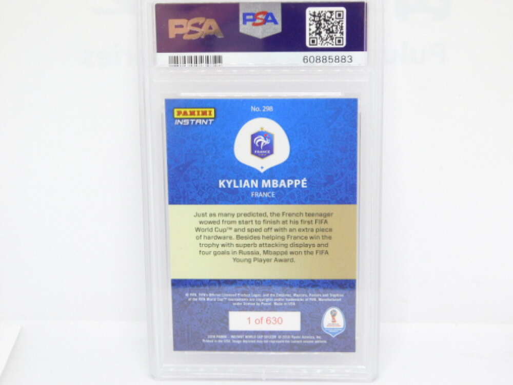 2018 Panini Instant World Cup Rookie RC 1 of 630 #298 Kylian