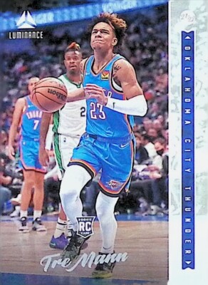 2021-22 Panini Chronicles NBA OKC Oklahoma CIty Thunder Luminance Tre Mann RC