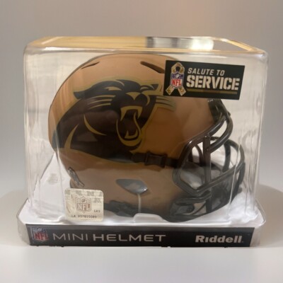 NFL Speed (Carolina Panthers) Salute To Servive Riddell Mini Helmet